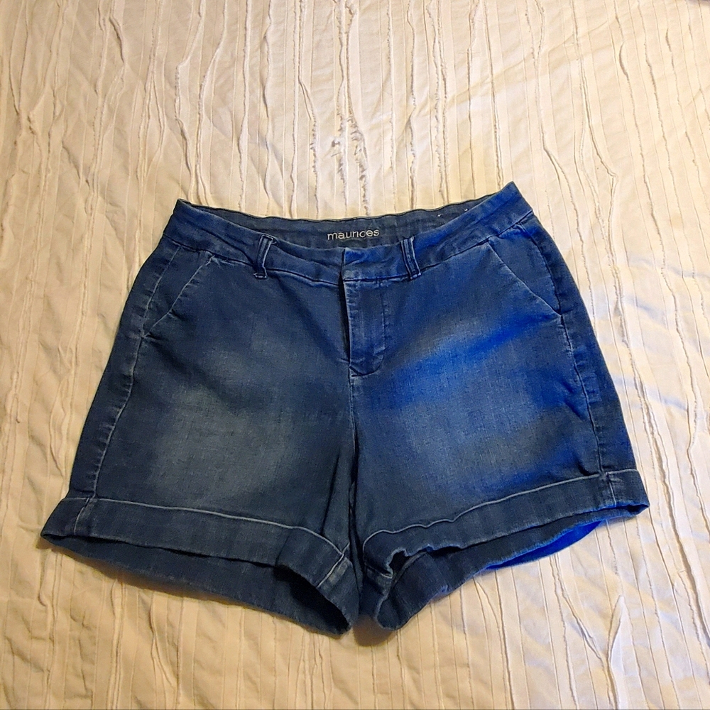 Denim shorts